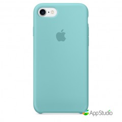 Чохол Apple iPhone 7/8 Silicone Case - Sea Blue копія Чохол Apple iPhone 7/8 Silicone Case - Sea Blue копія