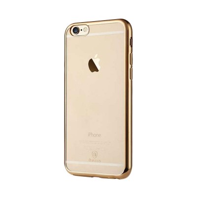 Чехол Baseus Shining Case For iPhone 6/6S PlusTransparent Gold  Чехлы для iPhone