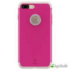 Чохол Baseus Magnetic Ring Case iPhone 7 Plus Rose Red
