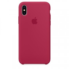 Чохол Apple iPhone X Silicone Case - Rose Red