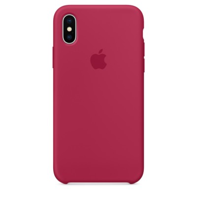 Чохол Apple iPhone X Silicone Case - Rose Red  Чохли для iPhone

