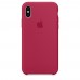 Чохол Apple iPhone X Silicone Case - Rose Red  Чохли для iPhone
   1 