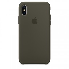 Чохол Apple iPhone X Silicone Case - Dark Olive