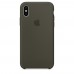 Чохол Apple iPhone X Silicone Case - Dark Olive  Чохли для iPhone
   1 