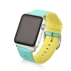 Ремінець Baseus Colorful watchband For Apple watch 38mm Green-yellow