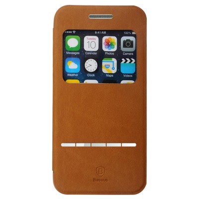 Чохол Baseus Terse leather Case для iPhone 6/6S Plus Brown  Чохли для iPhone
