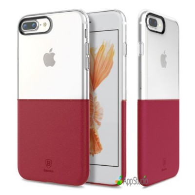 Чохол Baseus Half to Half Case для iPhone 7 Plus Red  Чохли для iPhone
