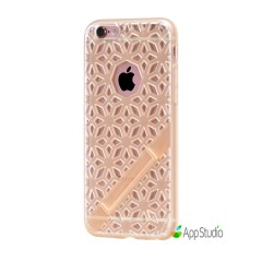 Чохол HOCO Coupe Series TPU Glaze for iPhone 6/6S Gold