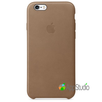 Чохол Apple iPhone 6S Leather Case - Brown  Чохли для iPhone
