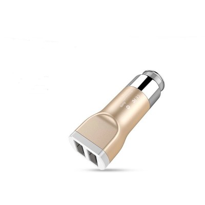 Автомобільне зарядне HOCO Car charger UC201 Gold  Автомобільні зарядні
