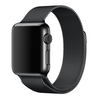 Ремінець Apple Watch 38mm Milanese Loop Band Black копія  Ремінці для Watch
