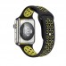Ремінець Apple Watch 42mm Nike Sport Band Black/Green копія  Ремінці для Watch
   1 
