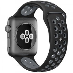 Ремінець Apple Watch 42mm Nike Sport Band Black/Gray копія Ремінець Apple Watch 42mm Nike Sport Band Black/Gray копія