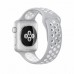 Ремінець Apple Watch 42mm Nike Sport Band Silver/White копія  Ремінці для Watch
   2 