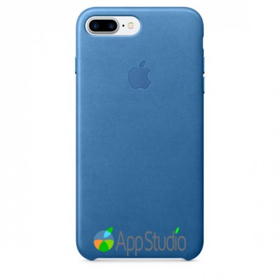 Чехол Apple iPhone 7 Plus Leather Case - Sea Blue  Чехлы для iPhone