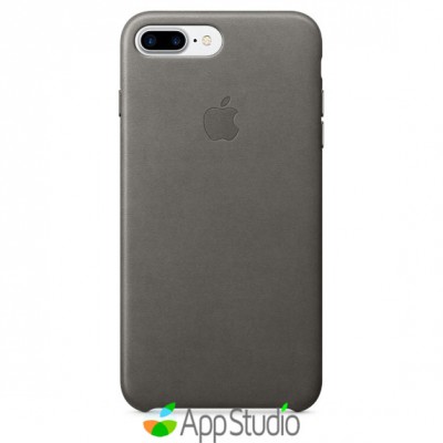Чехол Apple iPhone 7 Plus Leather Case - Storm Gray  