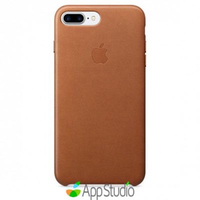 Чехол Apple iPhone 7 Plus Leather Case - Saddle Brown  