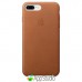 Чехол Apple iPhone 7 Plus Leather Case - Saddle Brown     1 