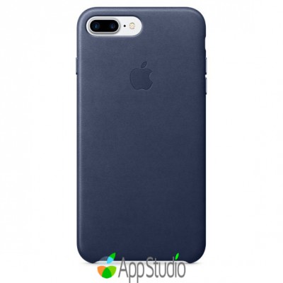 Чехол Apple iPhone 7 Plus Leather Case - Midnight Blue  