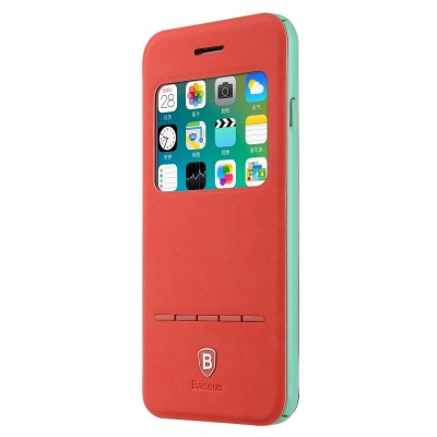 Чохол Baseus Terse Youth Series для iPhone 6/6S Watermelon Red/Acid Blue  Чохли для iPhone
