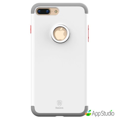 Чохол Baseus Magnetic Ring Case iPhone 7 Plus White  Чохли для iPhone
